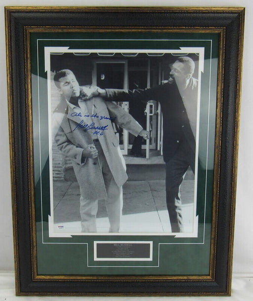 Bill Russell Signed Framed 16x20 Photo PSA/DNA 4A40013