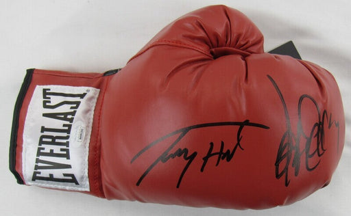 Larry Holmes Gerry Cooney Signed Right Everlast Boxing Glove JSA WA991343