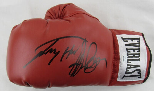 Larry Holmes Gerry Cooney Signed Left Everlast Boxing Glove JSA WA991344