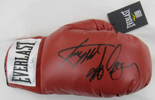 Larry Holmes Gerry Cooney Signed Right Everlast Boxing Glove JSA WA991351