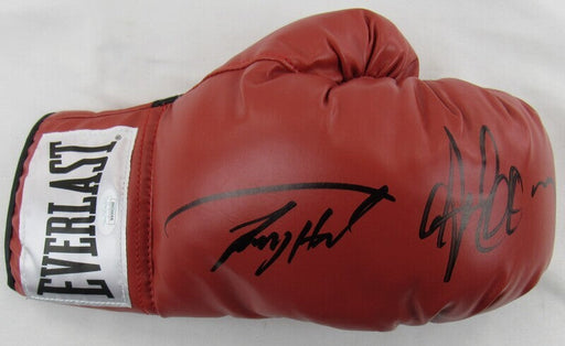 Larry Holmes Gerry Cooney Signed Right Everlast Boxing Glove JSA WA991340