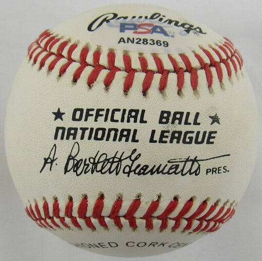 Hank Aaron Signed Baseball PSA AN28369