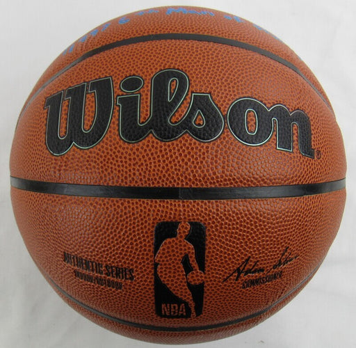 John Starks Signed Wilson NBA Basketball JSA Witness