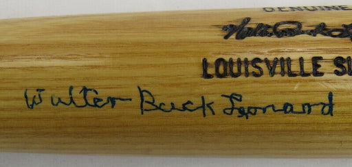 Buck Leonard Signed Louisville Slugger Baseball Bat JSA AP96920