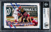 Juan Soto Autographed 2021 Topps Opening Day Card #213 New York Yankees Beckett BAS #17069738