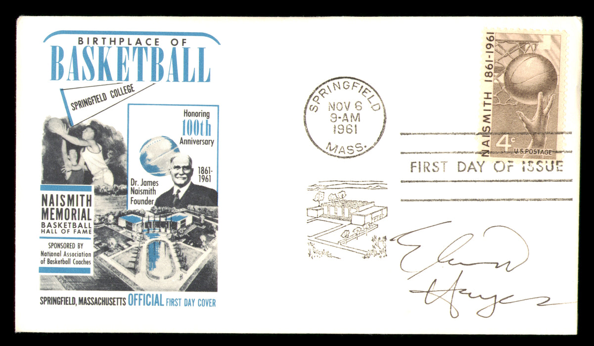 Elvin Hayes Autographed 1961 First Day Cover Washington Bullets
