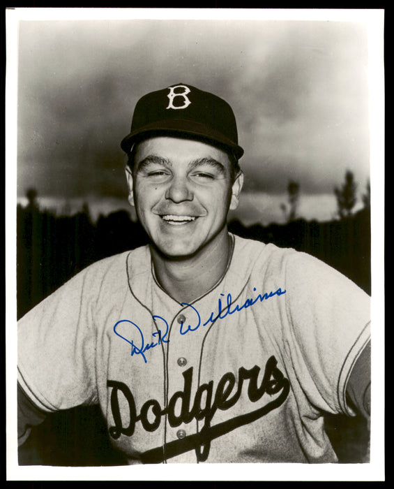 Dick Williams Autographed 8x10 Photo Brooklyn Dodgers