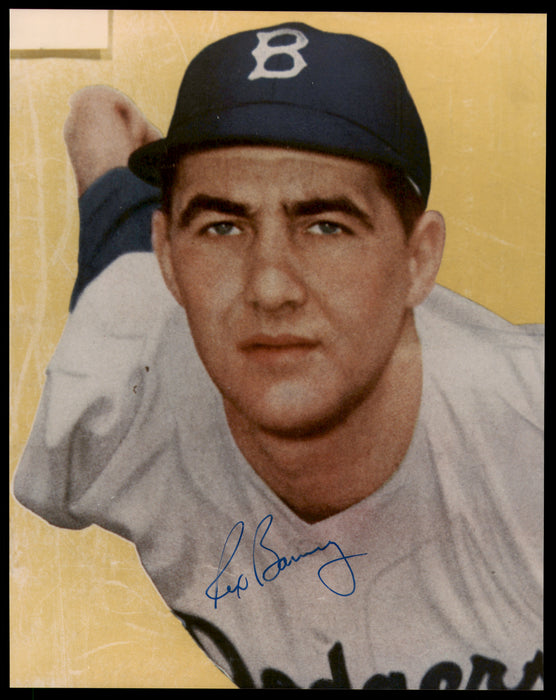 Rex Barney Autographed 8x10 Photo Brooklyn Dodgers