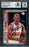 Allen Iverson Autographed 1996-97 Upper Deck Rookie Card #350 Card Philadelphia 76ers Auto Grade Gem Mint 10 Beckett BAS Witness