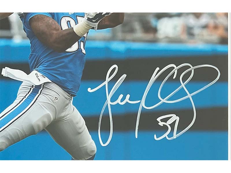Luke Kuechly Signed Light Up Framed Football 16x20 Photo (Beckett)