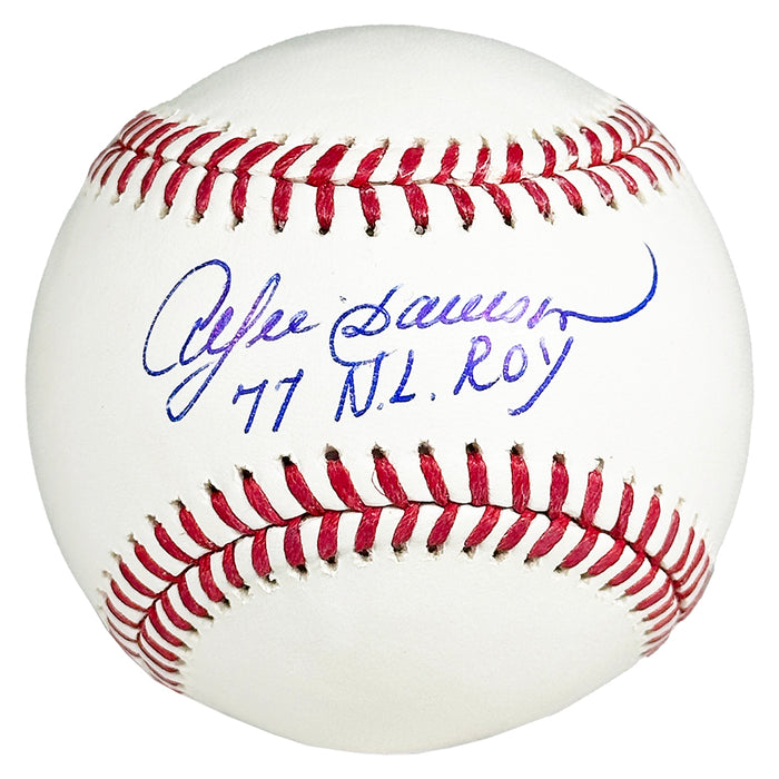 Andre Dawson Signed 77 NL ROY Inscription Rawlings Official Major League Baseball (Fanatics/MLB)