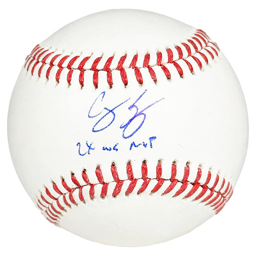 Corey Seager Signed 2x WS MVP Inscription Rawlings Official Major League Baseball (Fanatics/MLB)