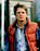 Michael J. Fox Autographed 16x20 Photo 'Back To The Future Pt.1' Beckett BAS Witness