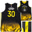 Golden State Warriors Stephen Curry Autographed Black Nike City Edition Jersey Size 52+2 JSA