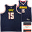 Denver Nuggets Nikola Jokic Autographed Navy Blue Nike ICON Edition Jersey Size 52 Beckett BAS Witness