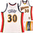 Golden State Warriors Stephen Curry Autographed White Authentic Mitchell & Ness 2009-10 HWC Swingman Rookie Year Jersey Size L JSA