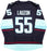 Seattle Kraken Jeremy Lauzon Autographed Blue Fanatics Breakaway Jersey Size XL With Inaugural Season Patch Fanatics Holo