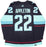 Seattle Kraken Mason Appleton Autographed Blue Adidas Authentic Jersey Size 54 With Inaugural Season Patch Fanatics Holo