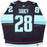 Seattle Kraken Carson Soucy Autographed Blue Adidas Authentic Jersey Size 54 With Inaugural Season Patch Fanatics Holo