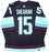 Seattle Kraken Riley Sheahan Autographed Blue Adidas Authentic Jersey Size 54 With Inaugural Season Patch Fanatics Holo