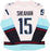 Seattle Kraken Riley Sheahan Autographed White Fanatics Breakaway Jersey Size XL With Inaugural Season Patch Fanatics Holo