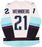Seattle Kraken Alexander Wennberg Autographed White Fanatics Breakaway Jersey Size XL With Inaugural Season Patch Fanatics Holo