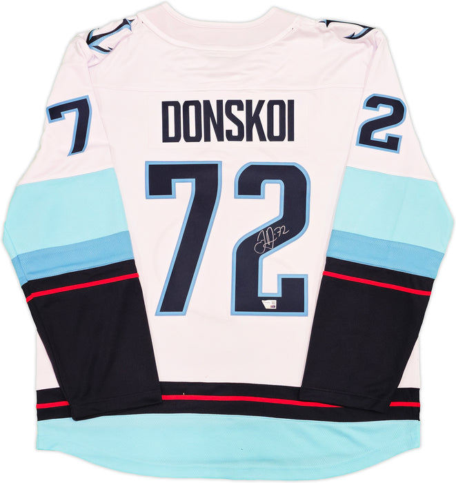 Seattle Kraken Joonas Donskoi Autographed White Fanatics Breakaway Jersey Size XL Fanatics Holo