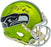 Byron Murphy II Autographed Seattle Seahawks Flash Green Speed Mini Helmet MCS Holo