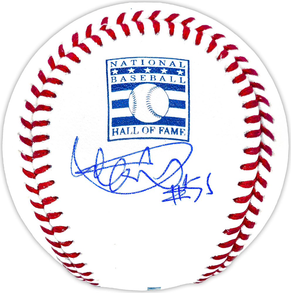 Ichiro Suzuki Autographed Official Hall of Fame HOF Logo Baseball Seattle Mariners "#51" IS Holo & Beckett BAS Witness