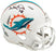 De'Von Achane Autographed Miami Dolphins White Speed Mini Helmet Beckett BAS QR