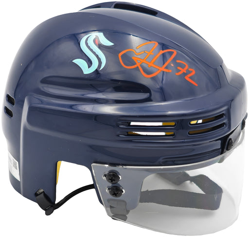 Joonas Donskoi Autographed Seattle Kraken Blue Mini Helmet Fanatics Holo