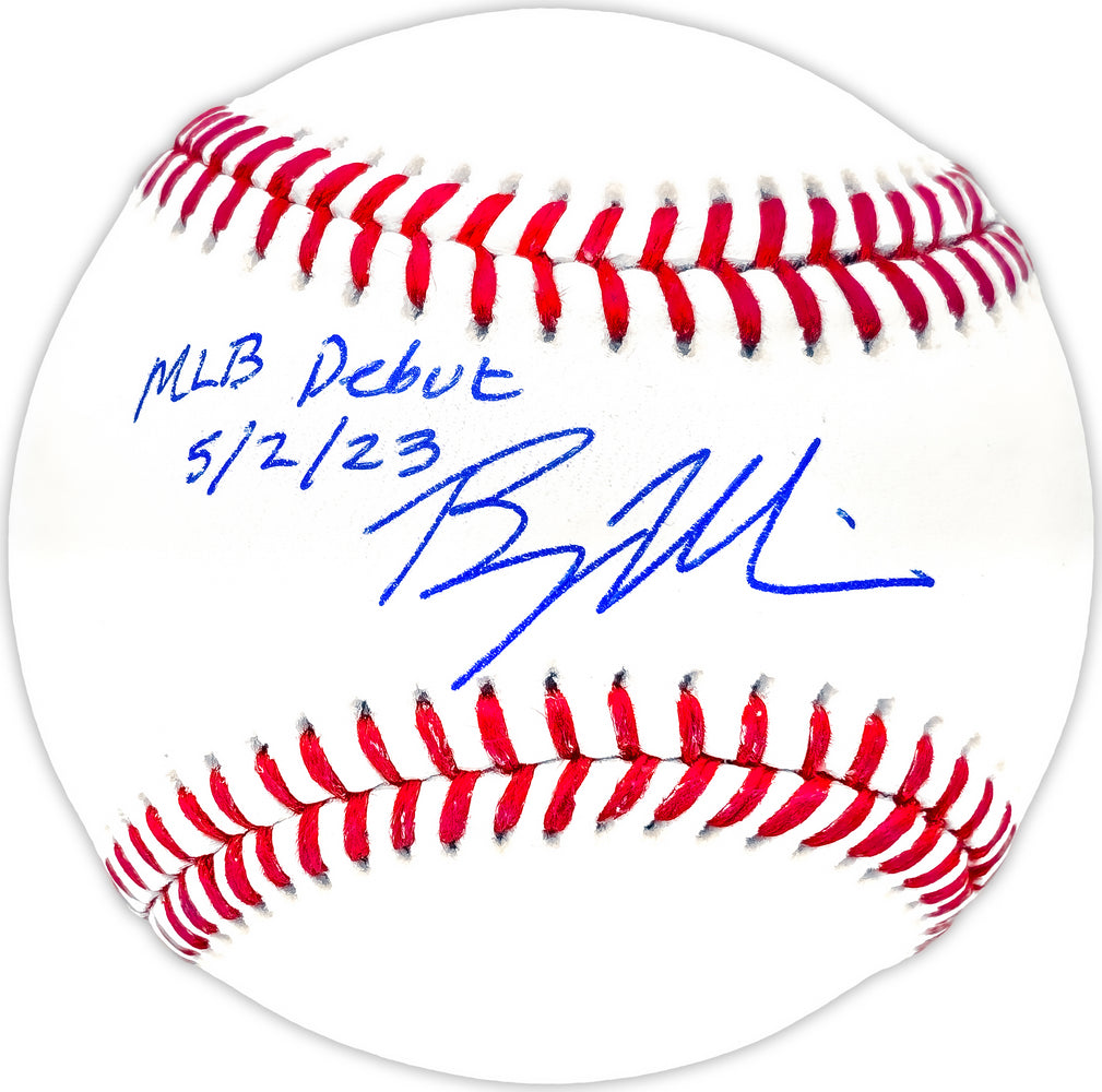 Bryce Miller Autographed Official MLB Baseball Seattle Mariners "MLB Debut 5/2/23" MCS Holo