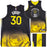 Golden State Warriors Stephen Curry Autographed Black Nike Authentic City Edition Jersey Size 52 Length +2 Beckett BAS QR