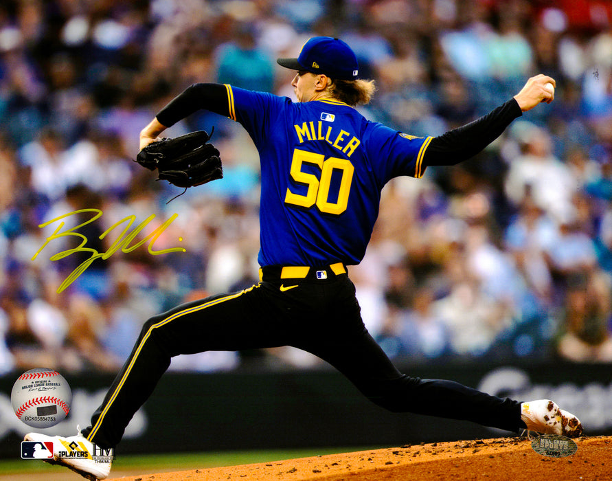Bryce Miller Autographed 8x10 Photo Seattle Mariners MCS Holo