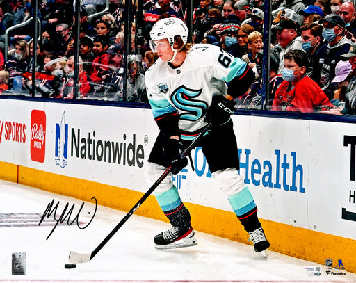 Morgan Geekie Autographed 16x20 Photo Seattle Kraken Fanatics Holo