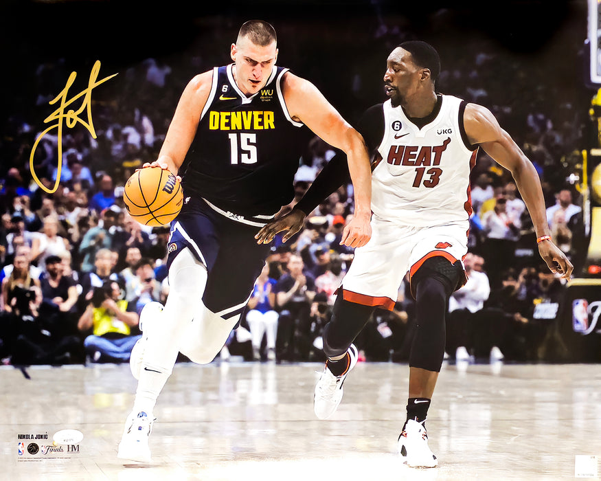 Nikola Jokic Autographed 16x20 Photo Denver Nuggets 2023 NBA Finals JSA