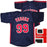 Charlie Sheen Autographed Navy Jersey Major League Ricky 'Wild Thing' Vaughn Beckett BAS Witness