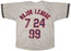 Major League Charlie Sheen, Corbin Bernsen & Tom Berenger Autographed Gray Jersey Beckett BAS Witness
