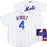 New York Mets Francisco Alvarez Autographed White Nike Jersey Size XL Beckett BAS Witness