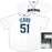 Seattle Mariners Ichiro Suzuki Autographed White Nike Jersey Size XL "#51" IS Holo