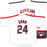 Corbin Bernsen Autographed White Jersey Major League Roger Dorn Beckett BAS Witness
