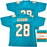 Miami Dolphins De'Von Achane Autographed Teal Jersey Beckett BAS Witness