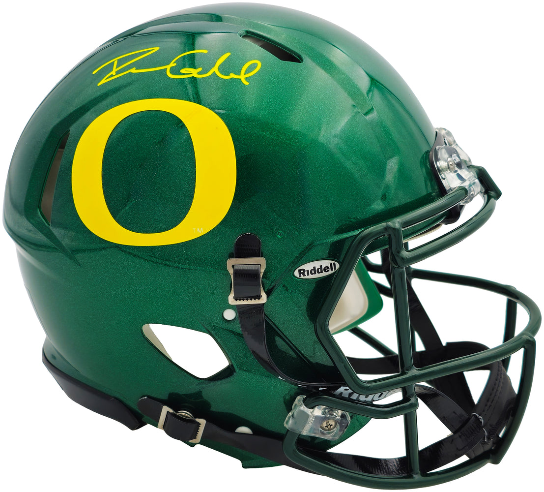 Dillon Gabriel Autographed Oregon Ducks Green Full Size Speed Authentic Helmet Beckett BAS Witness