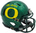 Dillon Gabriel Autographed Oregon Ducks Green Speed Mini Helmet Beckett BAS Witness
