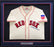 Boston Red Sox Ted Williams Autographed Framed Cream Authentic Mitchell & Ness Jersey UDA Holo #AAK18521