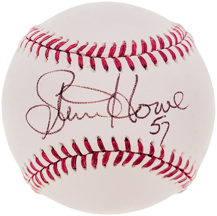 Steve Howe Autographed Official AL Baseball Los Angeles Dodgers, New York Yankees Beckett BAS #BH041922