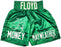 Floyd Mayweather Jr. Autographed Green Boxing Trunks "50-0" Beckett BAS Witness