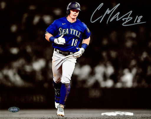 Cade Marlowe Autographed 8x10 Photo Seattle Mariners Angels Grand Slam Spotlight MCS Holo