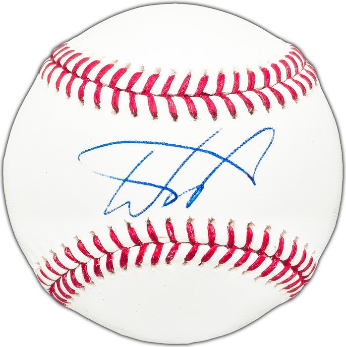 Wander Franco Autographed Official MLB Baseball Tampa Bay Rays Beckett BAS #BK44320