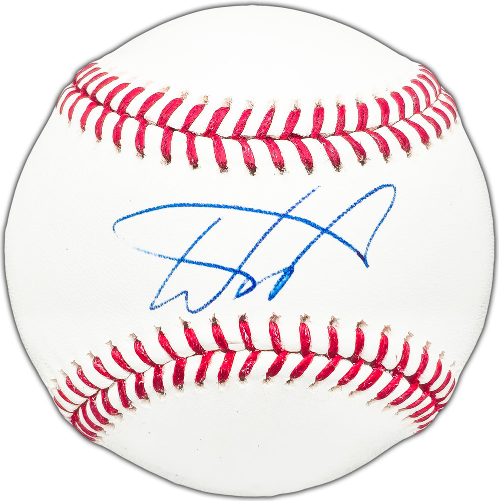 Wander Franco Autographed Official MLB Baseball Tampa Bay Rays Beckett BAS #BK44320